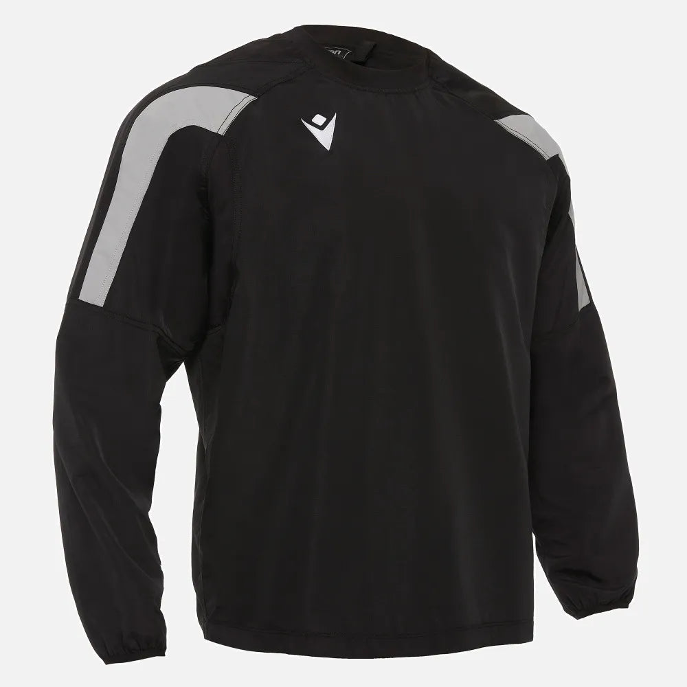 Macron Tourmaline Rugby Training Contact Top Senior Zwart