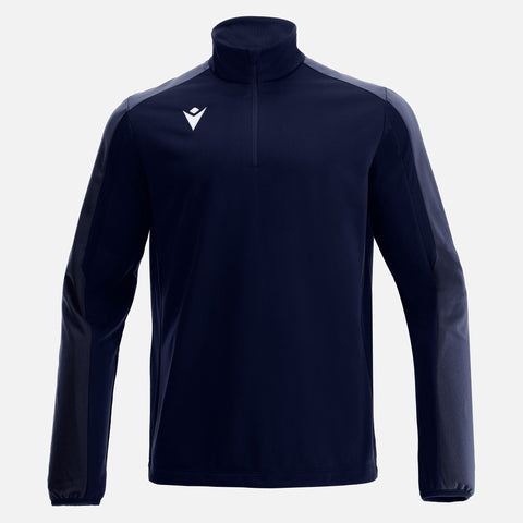 Macron Arno 1/4 Zip Jersey Senior Navy