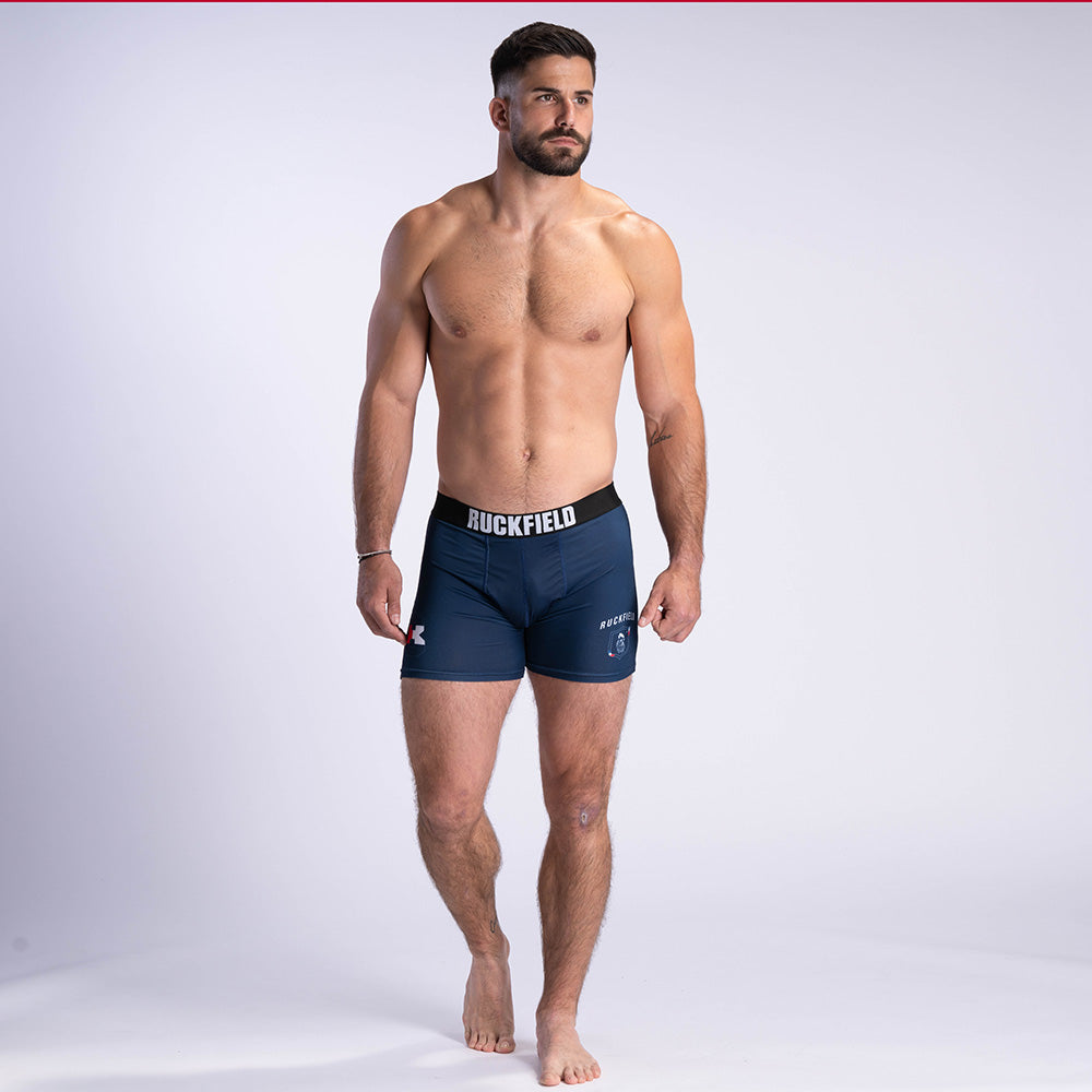 Ruckfield French Rugby Club Navy Boxer