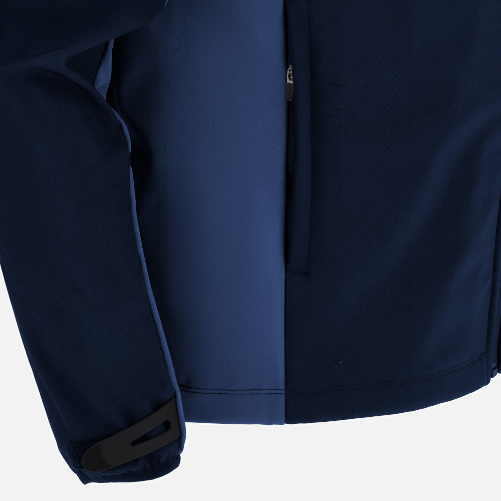 Macron Hooded Soft-Shell Jacket Himalaya Senior Navy