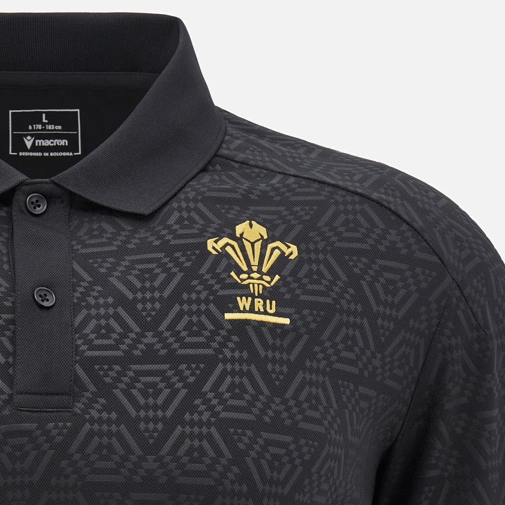 Wales Rugby Travel Polo Heren