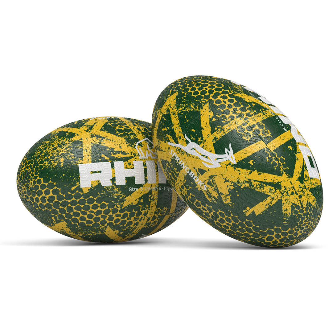 Rhino Zuid-Afrika Graffiti Rugbybal Maat 5