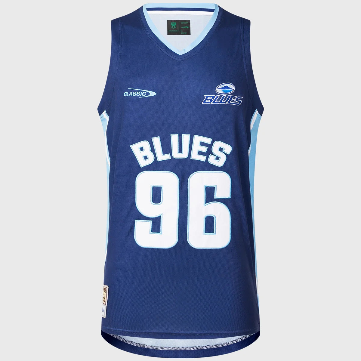 Classic Blues Super Rugby Basketbal Jersey Blauw 2025