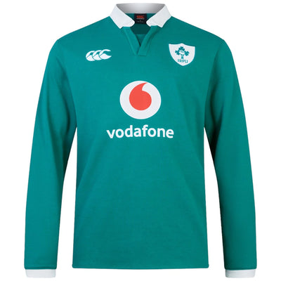 Canterbury Ierland 2024/25 Katoenen Thuisshirt met Lange Mouwen