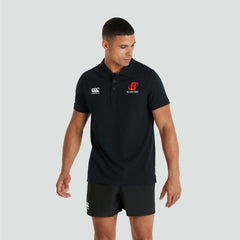 Canterbury België Rugby Heren Waimak Polo Zwart