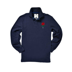 Black & Blue 1871 Engeland 1871 Rugby Shirt – Navy Kraag