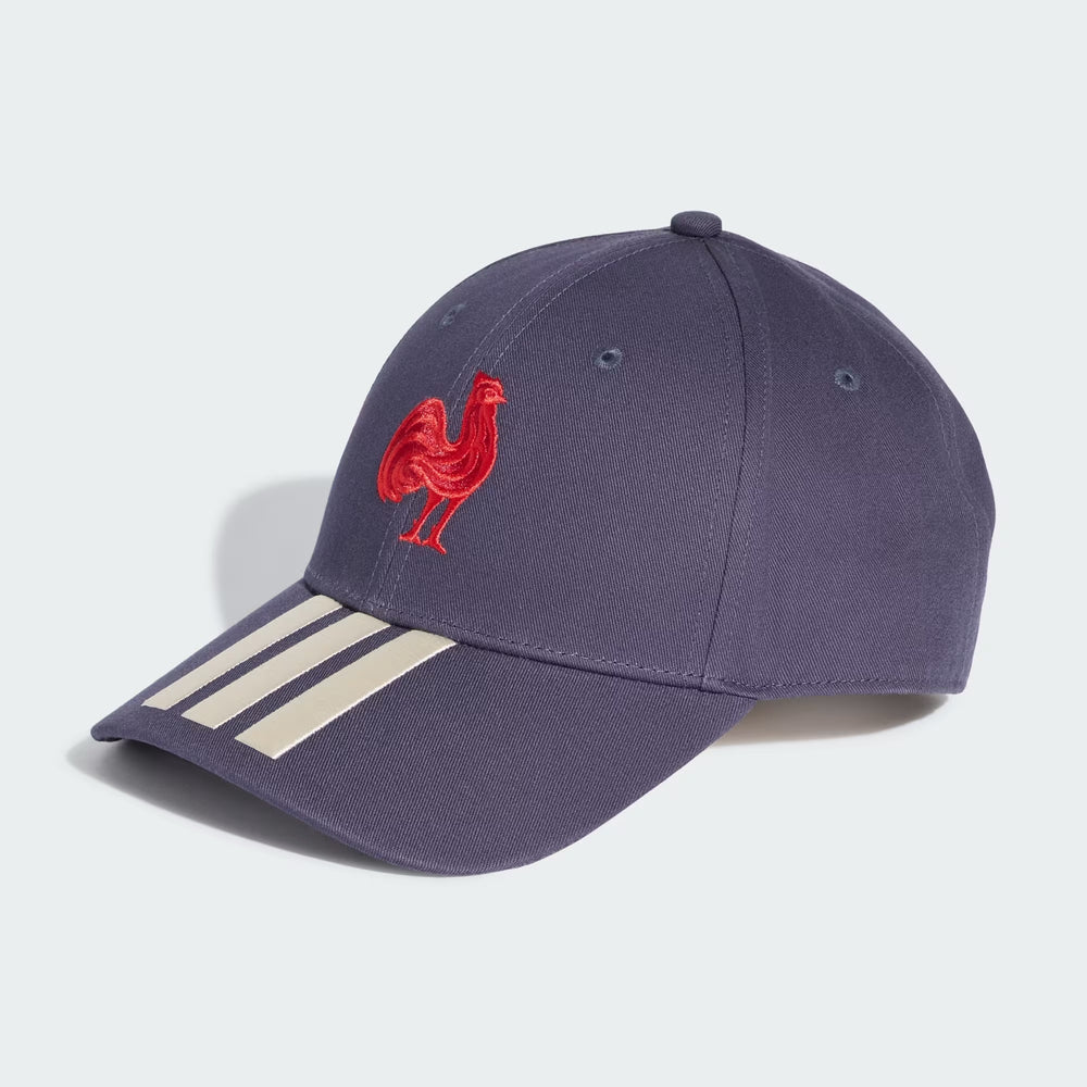 adidas Frankrijk Rugby 3-Stripes Honkbalpet