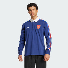 Adidas France Culture Rugbyshirt met Lange Mouwen