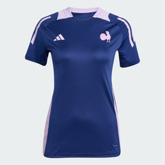 Adidas Frankrijk Dames Performance T-shirt Blauw