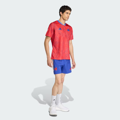 Adidas Frankrijk Rugby Prematch Shirt Heren