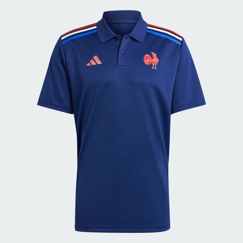 Adidas Frankrijk Rugby Thuis Supporter Poloshirt Heren