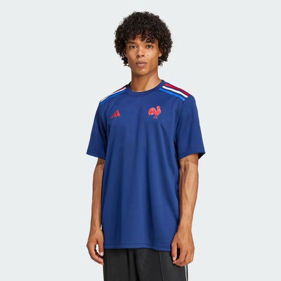 Adidas Frankrijk Rugby Thuis Supporter T-shirt Heren