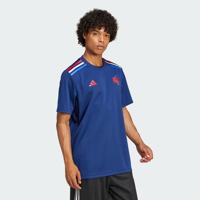 Adidas Frankrijk Rugby Thuis Supporter T-shirt Heren