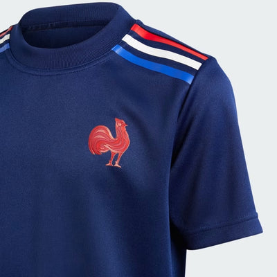 Adidas Frankrijk Rugby Thuis Supporter T-shirt Kids