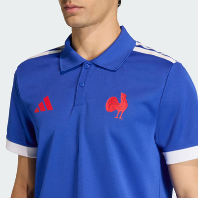 Adidas Frankrijk Rugby Supporters Replica Thuispolo Heren