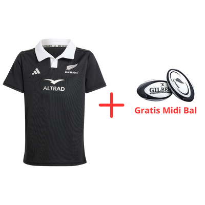 All Blacks Rugby Thuisshirt Kids (+gratis rugby bal)