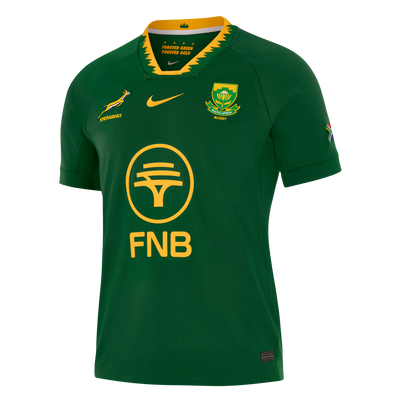 Nike Springboks Heren Stadium Rugby Shirt Home Gorge Green
