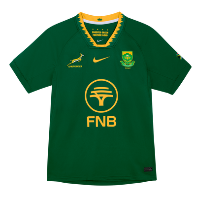 Nike Springboks Heren Stadium Rugby Shirt Home Gorge Green