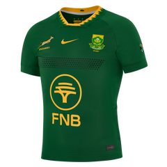 Nike Springboks Heren Match Replica Rugby Shirt Home Gorge Green