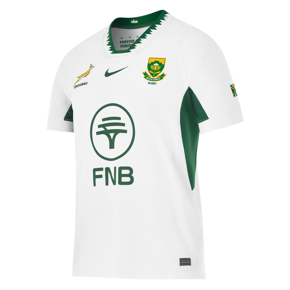 Nike Springboks Heren Stadium Rugby Shirt Away Wit