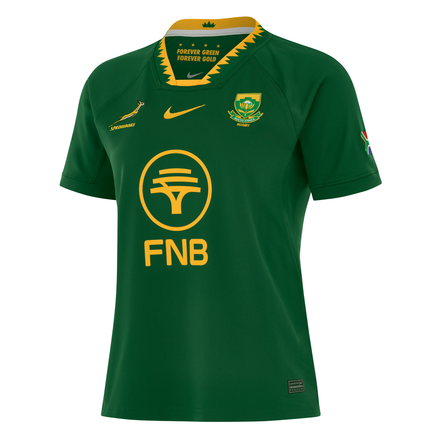 Nike Springboks Dames Stadium Home Rugby Shirt