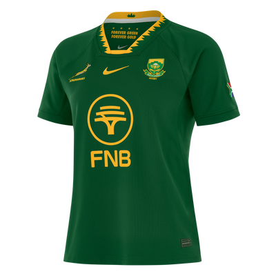 Nike Springboks Dames Stadium Home Rugby Shirt