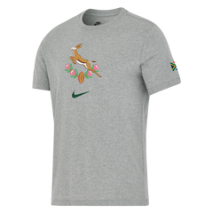 Nike Springboks Heren Heritage Graphic T-Shirt Donkergrijs