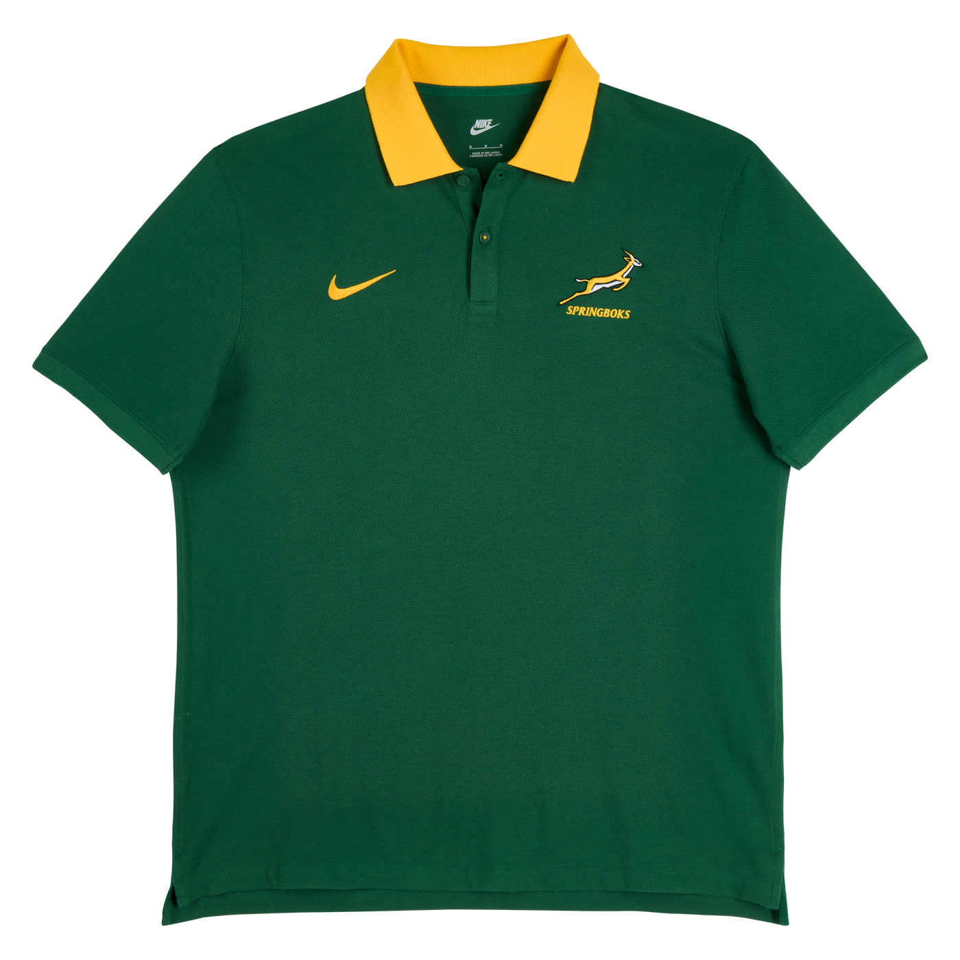 Nike Springboks Heren Piqué Polo Gorge Green