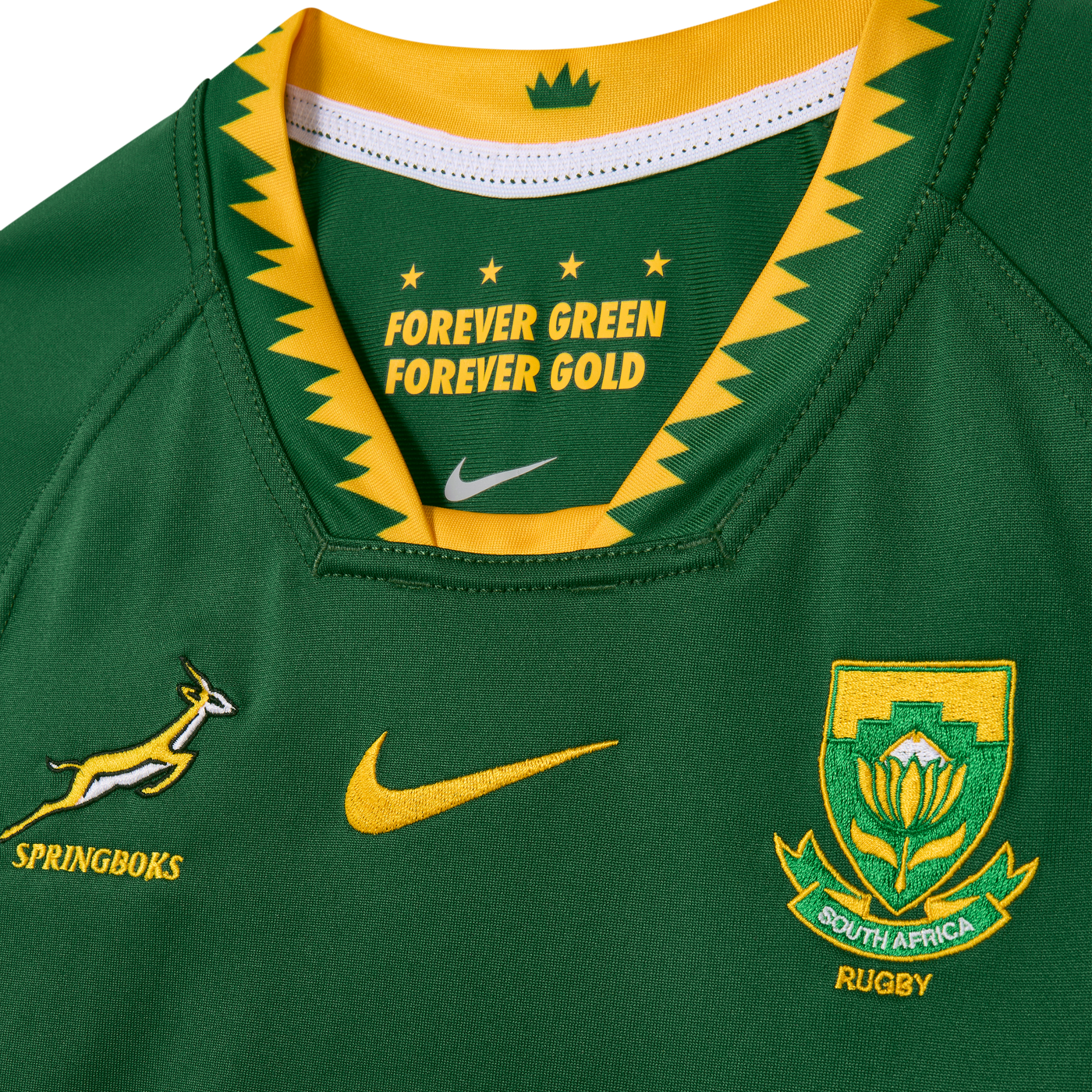 Nike Springboks Kids Stadium Home Rugby Shirt