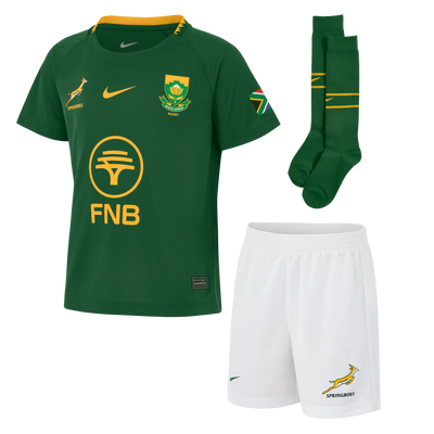 Nike Springboks Little Kids Stadium Home Kit Gorge Green