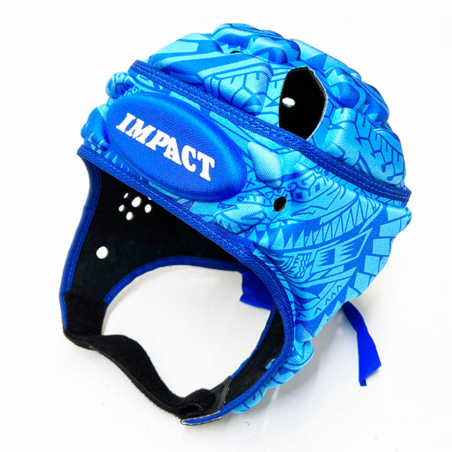 Impact Rugby Flower/Blue Scrumcap