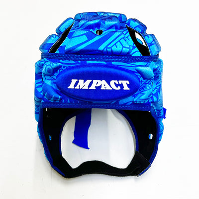 Impact Rugby Flower/Blue Scrum Cap