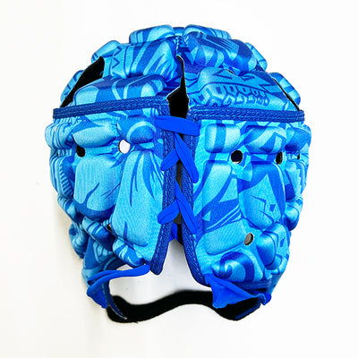 Impact Rugby Flower/Blue Scrum Cap