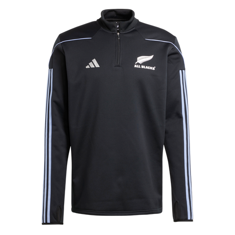 Adidas All Blacks Rugby LS Fleece Top Heren Blue Spark