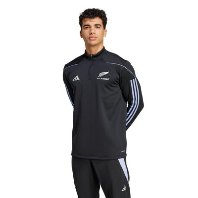 All Blacks Rugby LS Fleece Top Heren Blue Spark