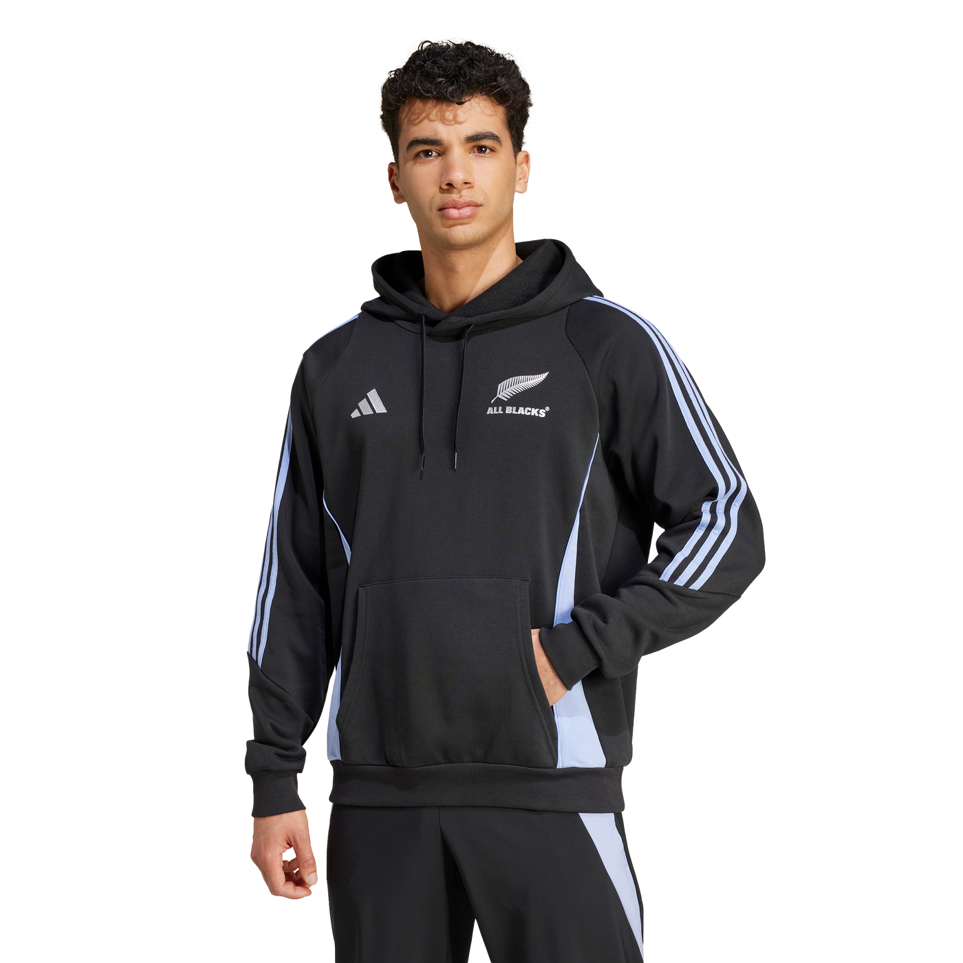 All Blacks Rugby Hoodie Heren Blue Spark