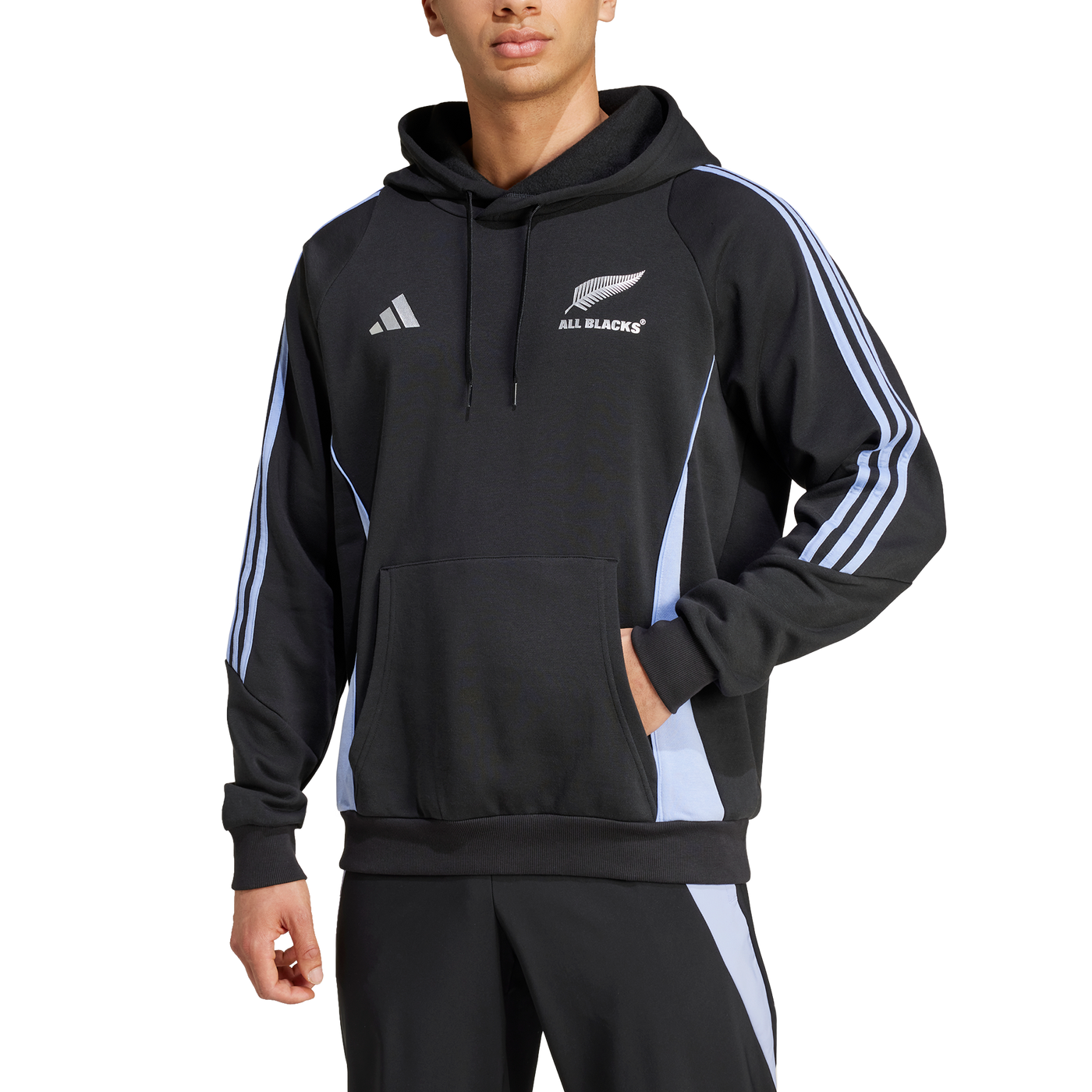 All Blacks Rugby Hoodie Heren Blue Spark