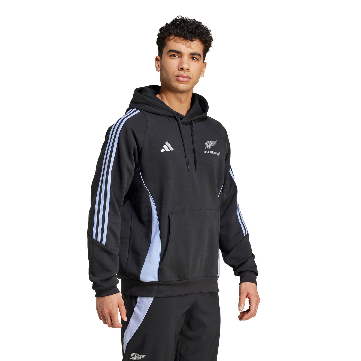 All Blacks Rugby Hoodie Heren Blue Spark