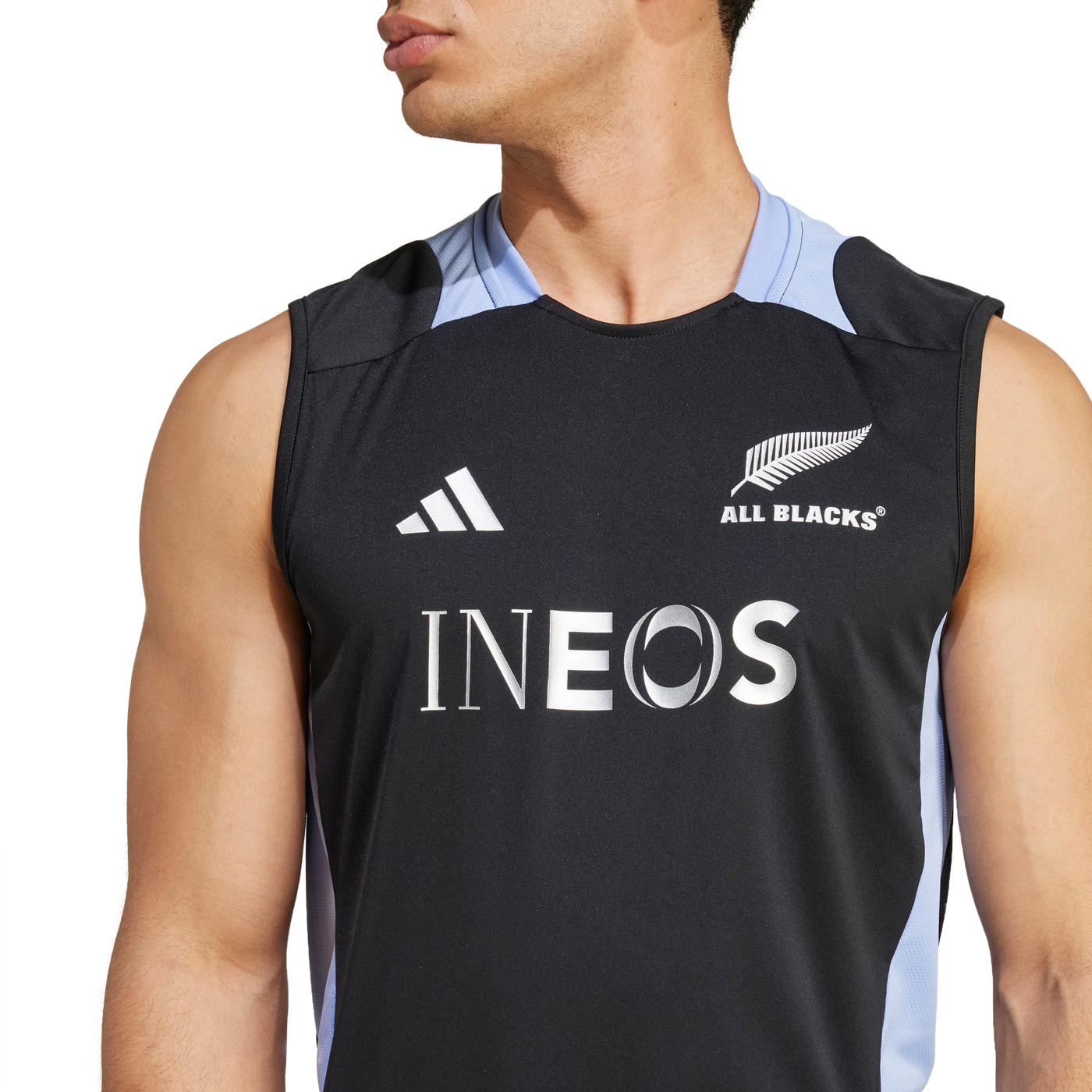 All Blacks Rugby AEROREADY Singlet Heren