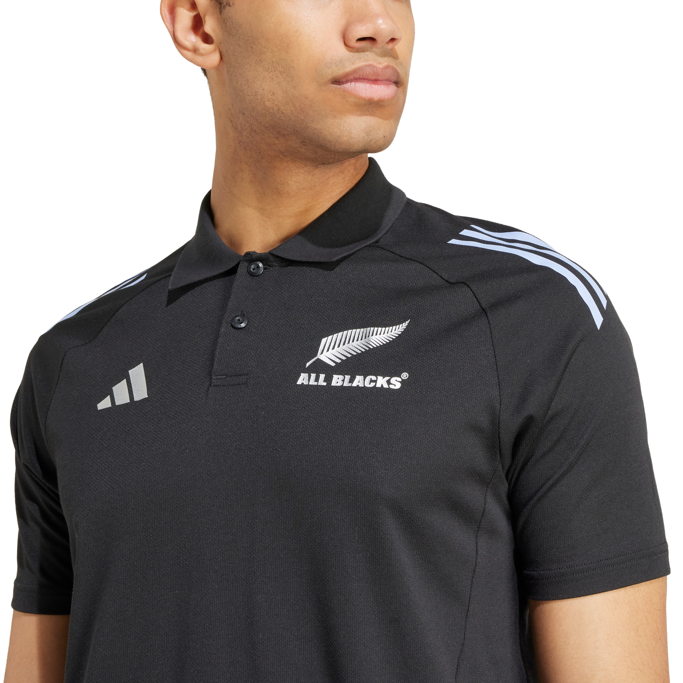 All Blacks Rugby Polo Heren Blue Spark