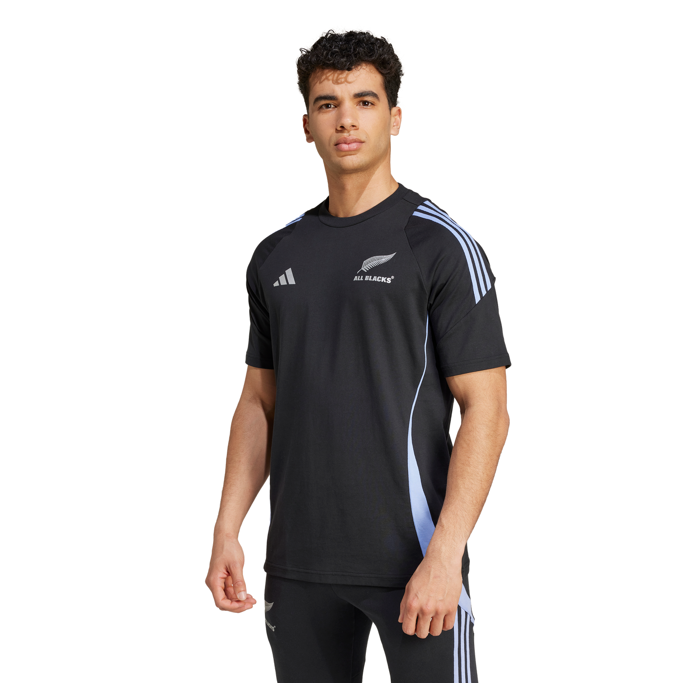 All Blacks Rugby T-shirt Heren Blue Spark