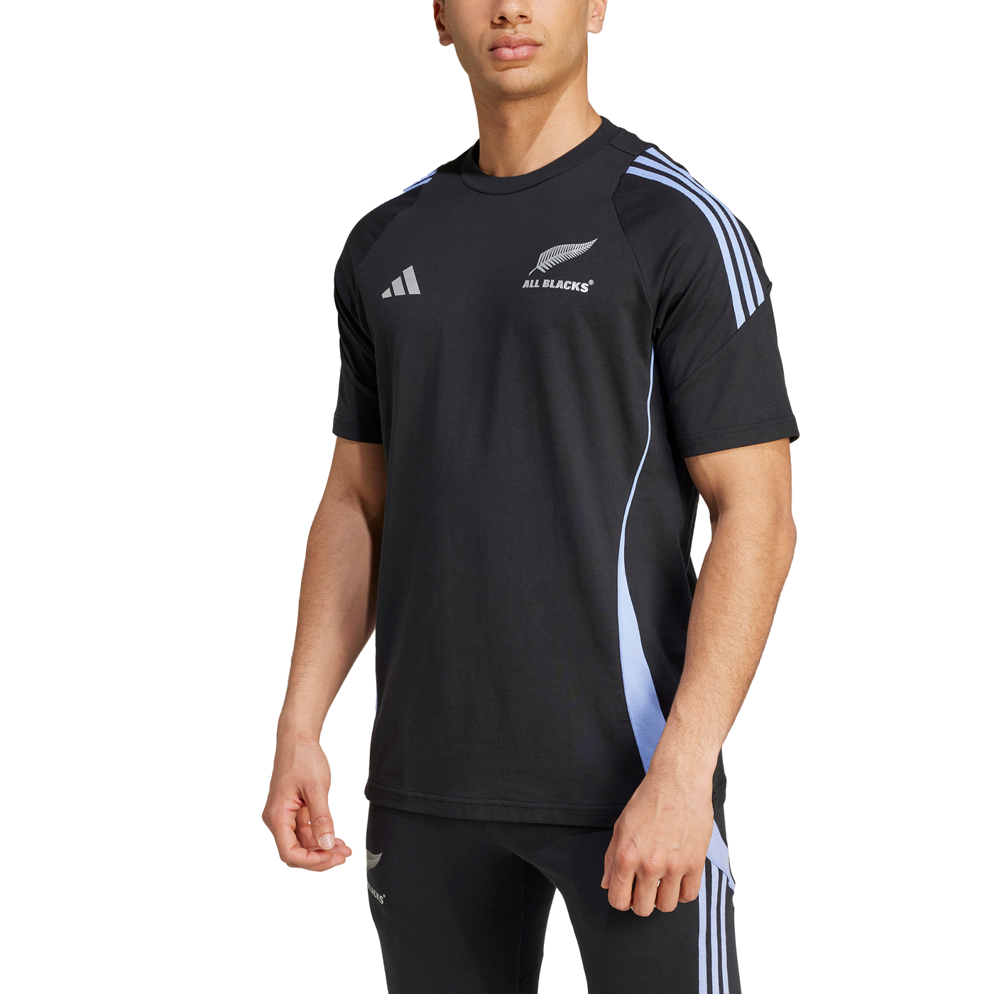 All Blacks Rugby T-shirt Heren Blue Spark