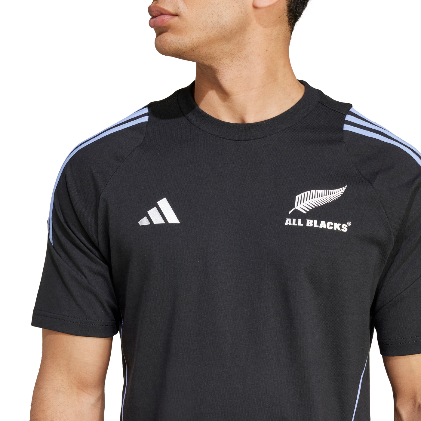 All Blacks Rugby T-shirt Heren Blue Spark