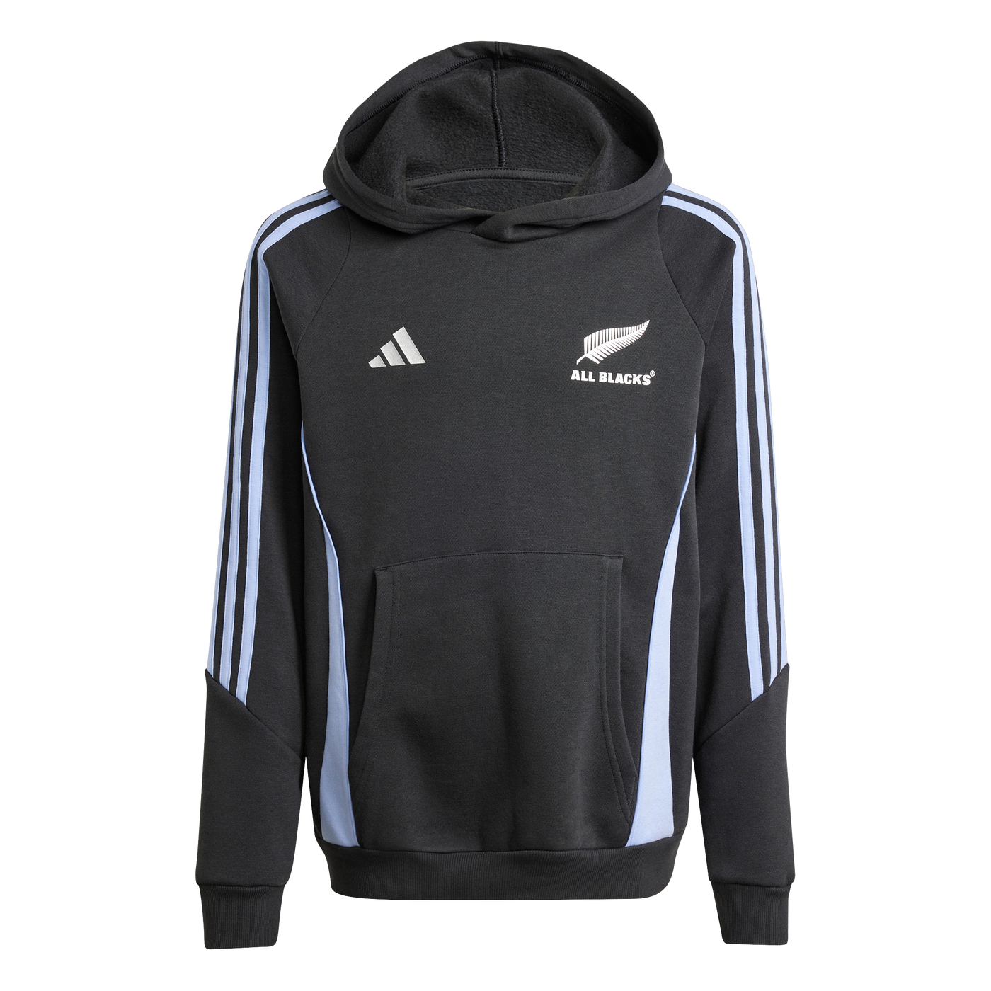 All Blacks Rugby Hoodie Kids Blue Spark