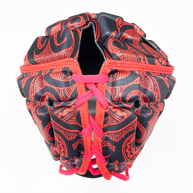 Impact Rugby Kiwi Black/Red Scrumcap