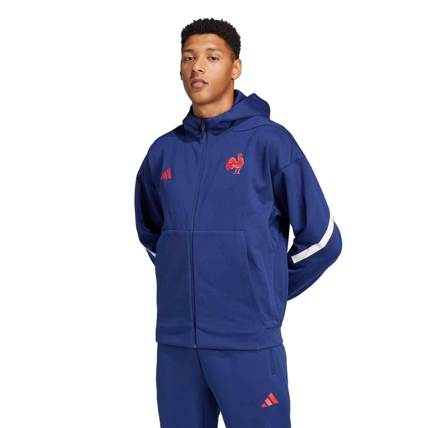 adidas Frankrijk Travel Z.N.E. Sportjack met Capuchon