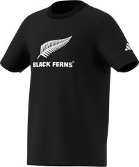 adidas Black Ferns Logo T-shirt Kids Zwart