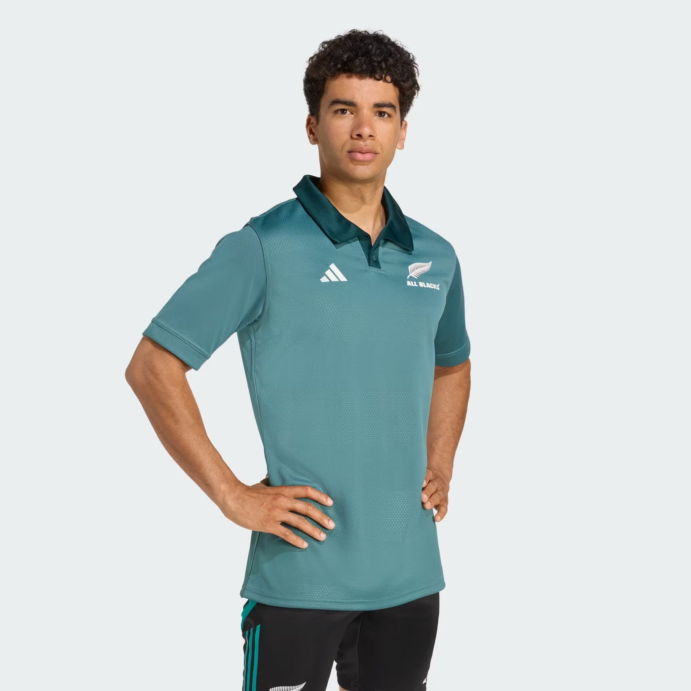 adidas All Blacks Training Rugby Shirt Heren