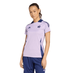 Adidas Frankrijk Dames Performance T-shirt Paars