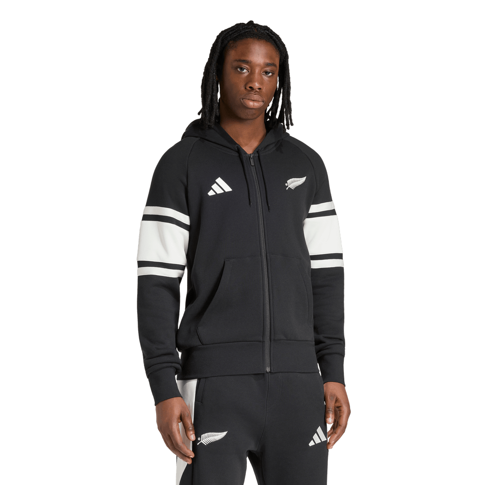 adidas New Zealand Rugby Leisurewear Hoodie met Ritssluiting